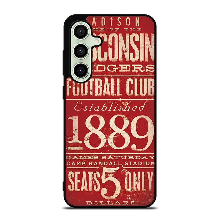 WISCONSIN BADGER OLD TICKET Samsung Galaxy S24 FE Case