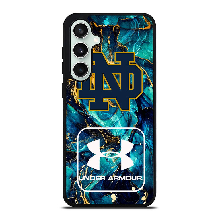 NOTRE DAME VS UNDER ARMOUR MARBLE BLUE Samsung Galaxy S23 FE Case