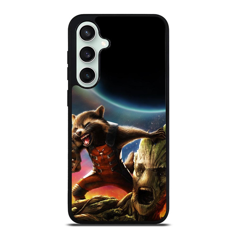 ROCKET RACCOON GROOT AVENGER Samsung Galaxy S23 FE Case