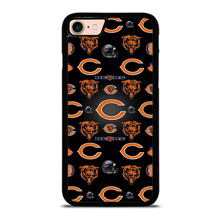 CHICAGO BEARS LOGO COLLAGE iPhone 8 Case