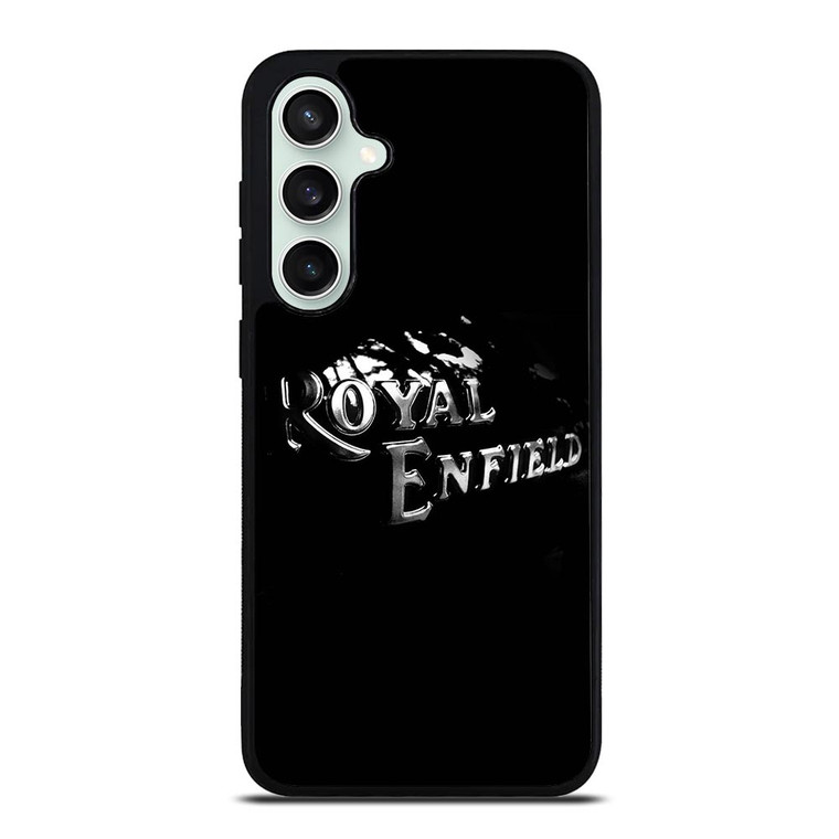 ROYAL ENFIELD BLACK TANK METAL LOGO Samsung Galaxy S23 FE Case