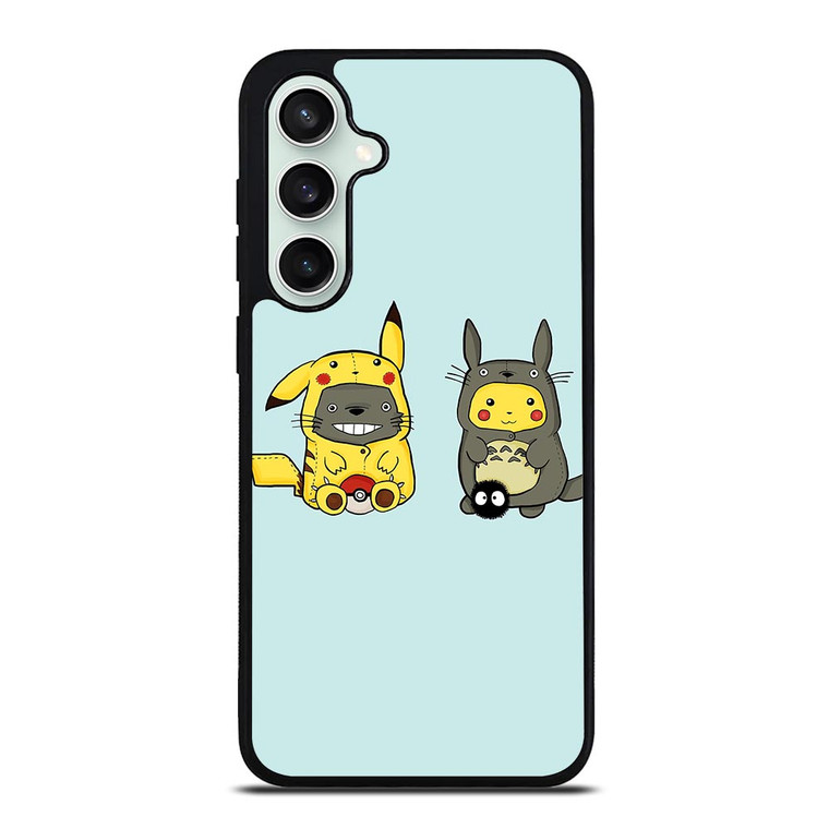 TOTORO X PIKACHU CARTOON Samsung Galaxy S23 FE Case TOTORO X PIKACHU CARTOON Samsung Galaxy S23 FE Case