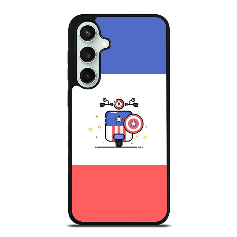VESPA CAPTAIN AMERICA Samsung Galaxy S23 FE Case