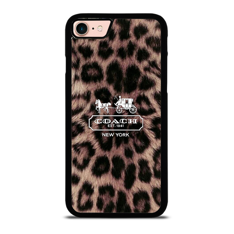 COACH NEW YORK LEOPARD iPhone 8 Case