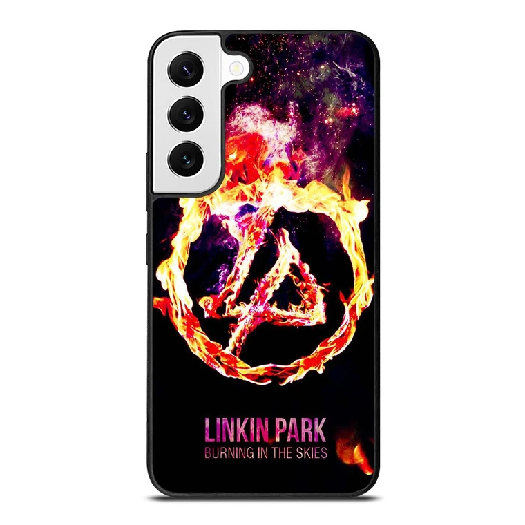 LINKIN PARK LOGO BURNING IN THE SKIES Samsung Galaxy S22 Case