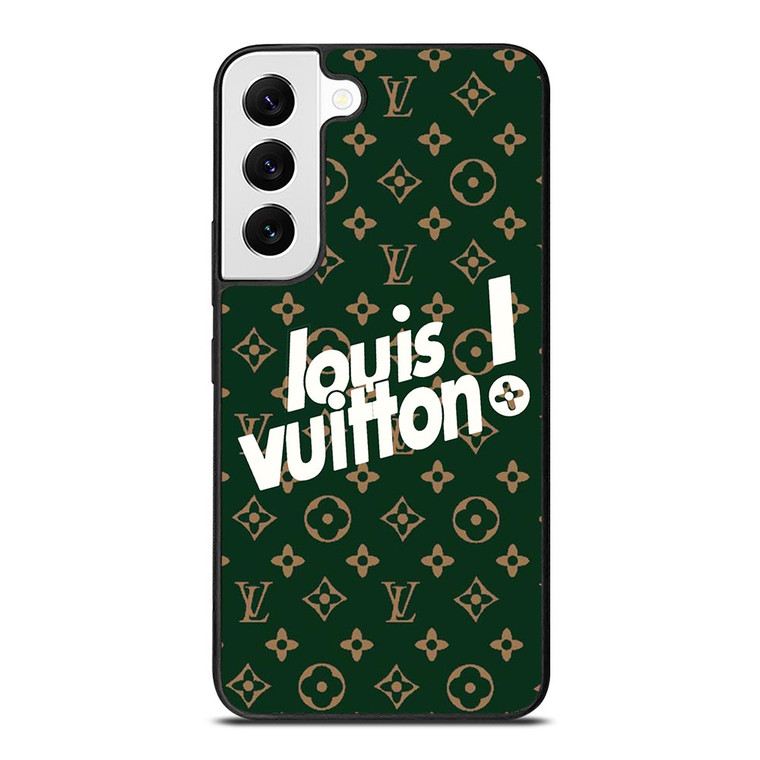 LOUIS VUITTON GREEN LOGO Samsung Galaxy S22 Case