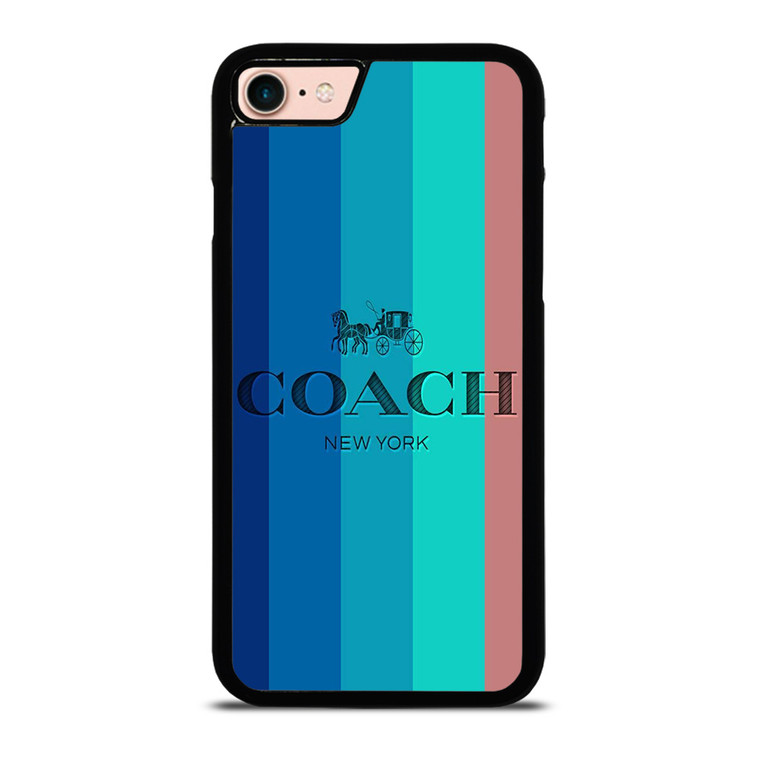 COACH NEW YORK STRIPES iPhone 8 Case