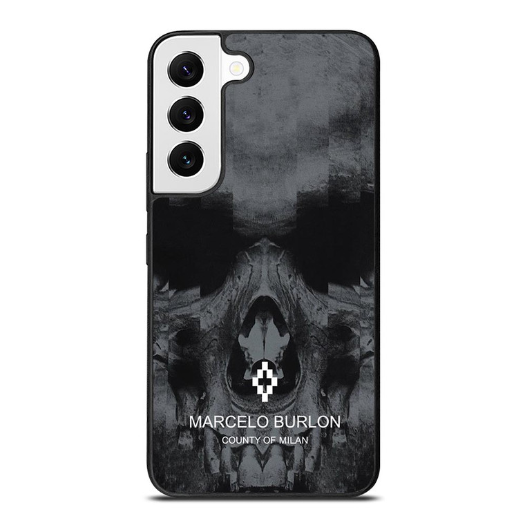 MARCELO BURLON SKULL LOGO Samsung Galaxy S22 Case