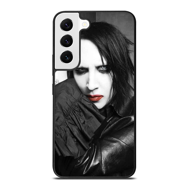MARILYN MANSON GOTH FACE 2 Samsung Galaxy S22 Case