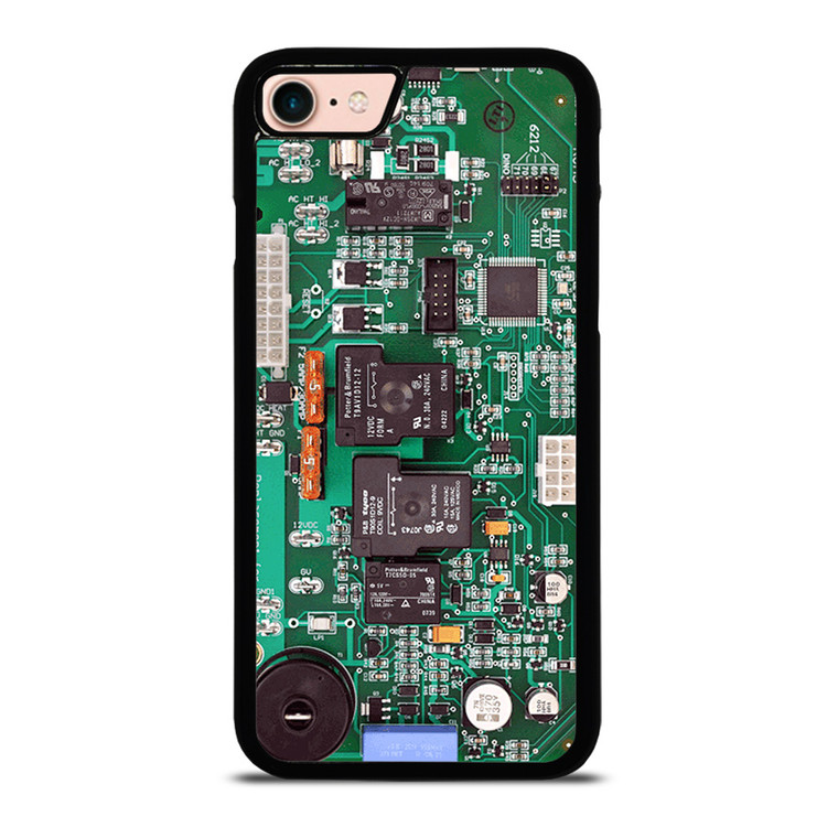 COMPUTER MOTHERBOARD CIRCUIT BOARD iPhone 8 Case
