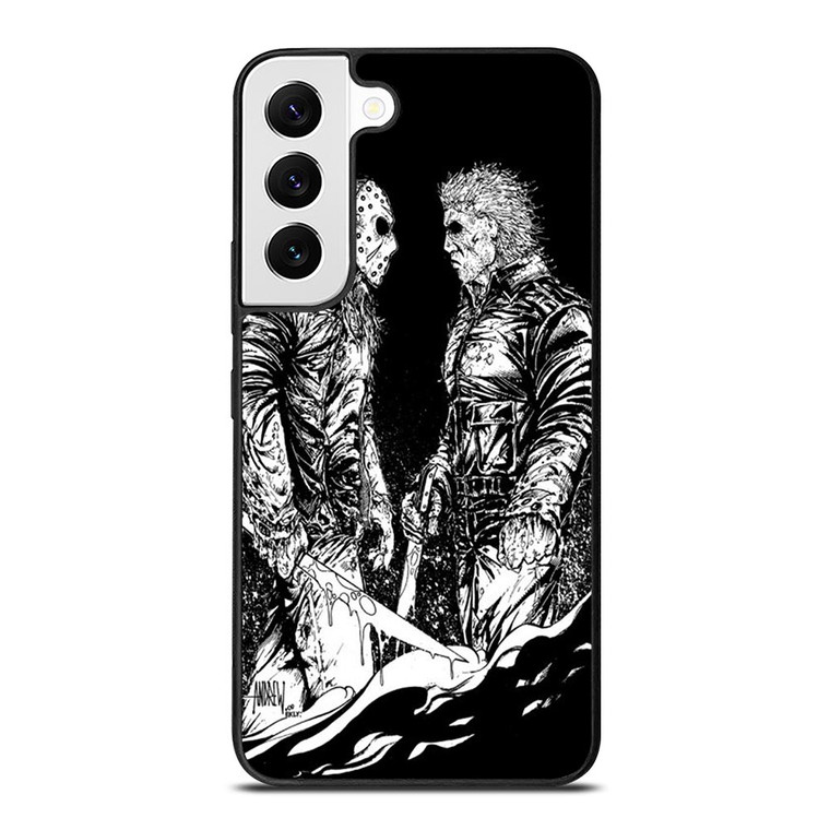 MICHAEL MYERS VS JASON Samsung Galaxy S22 Case MICHAEL MYERS VS JASON Samsung Galaxy S22 Case