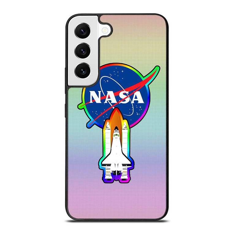 NASA COLOR FULL LOGO Samsung Galaxy S22 Case NASA COLOR FULL LOGO Samsung Galaxy S22 Case