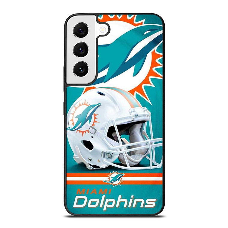 NFL MIAMI DOLPHINS HELMET LOGO Samsung Galaxy S22 Case