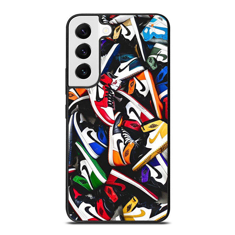 NIKE AIR JORDAN SNEAKERS COLLAGE Samsung Galaxy S22 Case