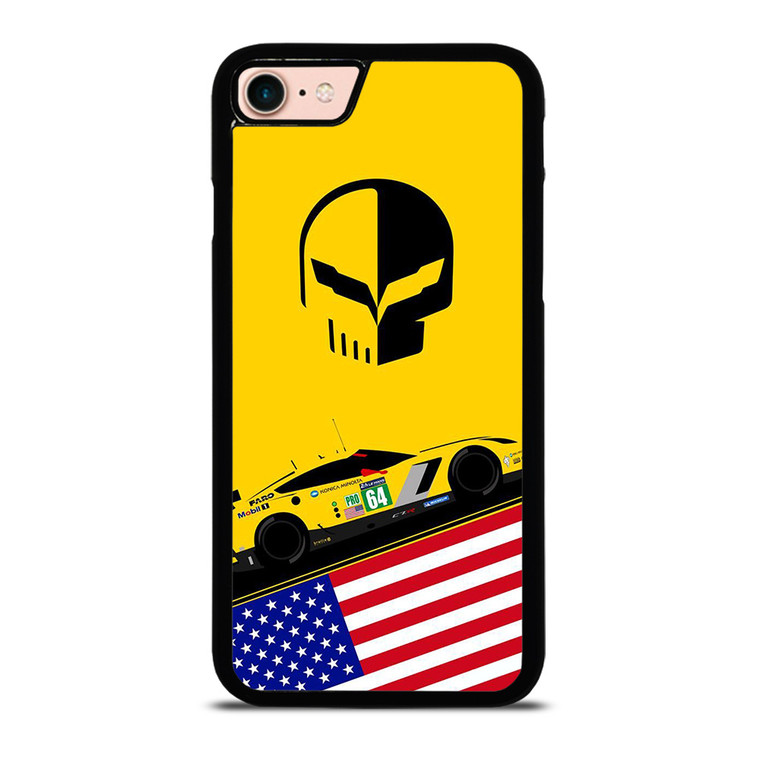 CORVETTE RACING JACK DECAL iPhone 8 Case