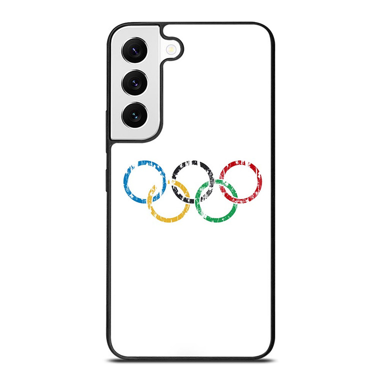 OLYMPIC RINGS LOGO BRUSHED Samsung Galaxy S22 Case