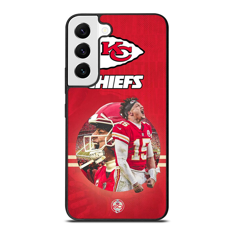 PATRICK MAHOMES 15 KANSAS CITY CHIEFS Samsung Galaxy S22 Case