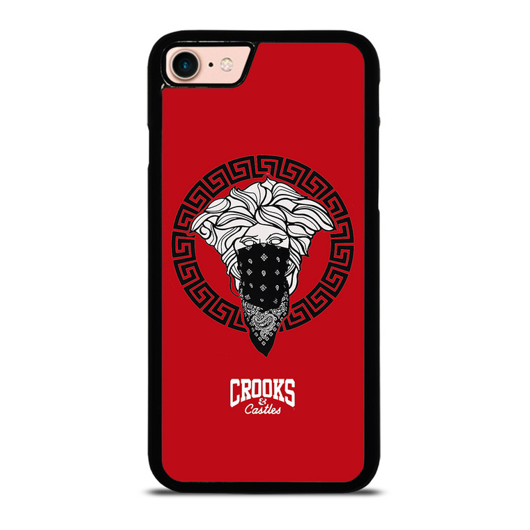 CROOK AND CASTLES BANDANA RED iPhone 8 Case CROOK AND CASTLES BANDANA RED iPhone 8 Case