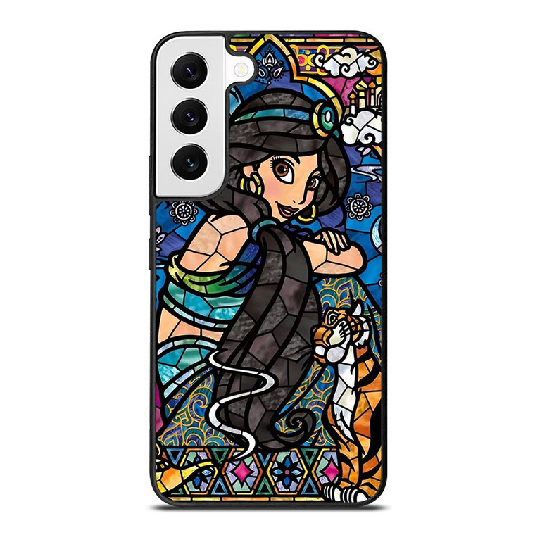 Princess Jasmine Aladdin Fairy Tale Stained Samsung Galaxy S22 Case Princess Jasmine Aladdin Fairy Tale Stained Samsung Galaxy S22 Case