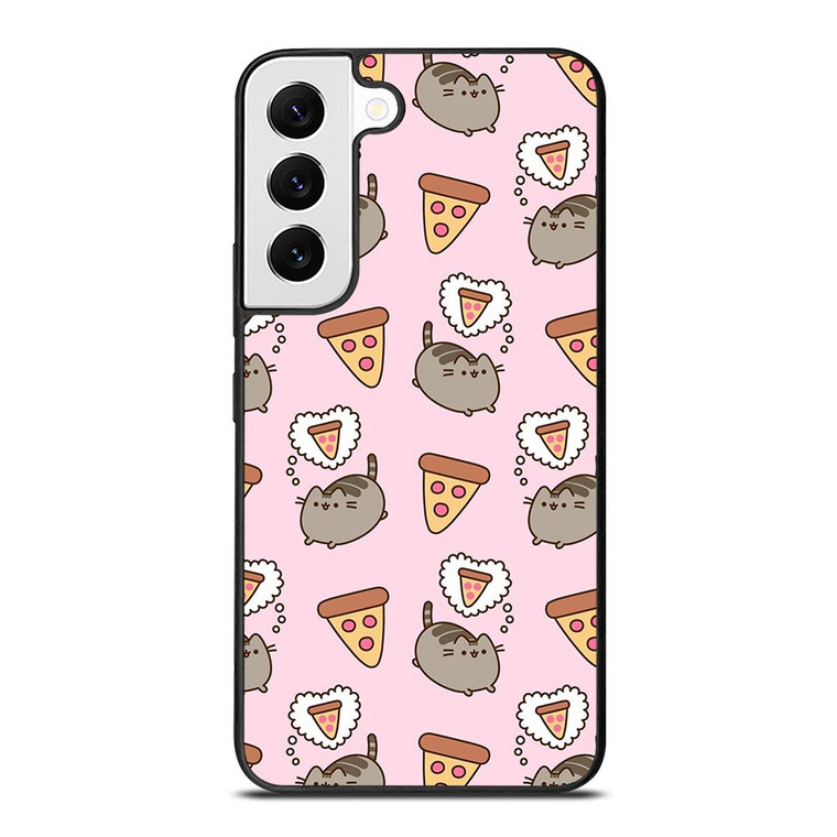 PUSHEEN THE CAT PIZZA Samsung Galaxy S22 Case