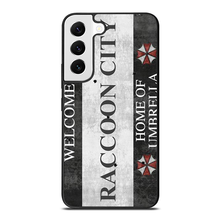 RACCOON CITY RESIDENT EVIL SIGN Samsung Galaxy S22 Case
