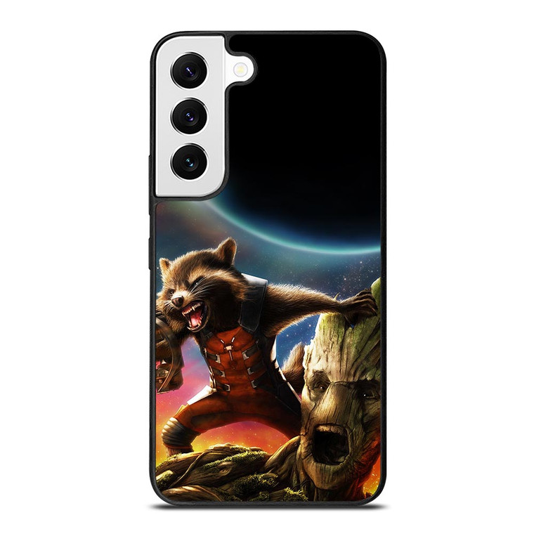 ROCKET RACCOON GROOT AVENGER Samsung Galaxy S22 Case