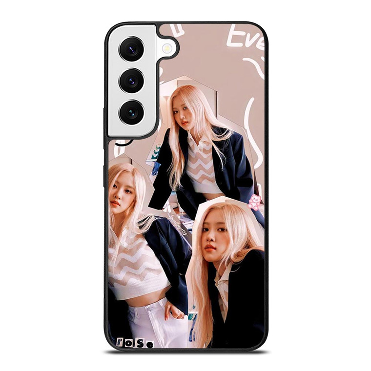 ROSE BLACKPINK SCRIBBLED Samsung Galaxy S22 Case