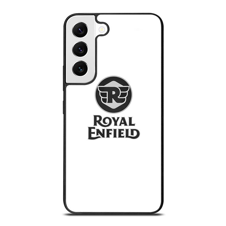 ROYAL ENFIELD WHITE LOGO Samsung Galaxy S22 Case