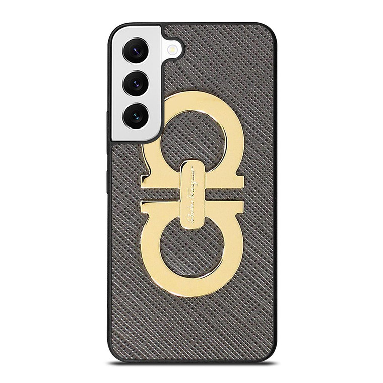 SALVATORE FERRAGAMO LOGO Samsung Galaxy S22 Case SALVATORE FERRAGAMO LOGO Samsung Galaxy S22 Case