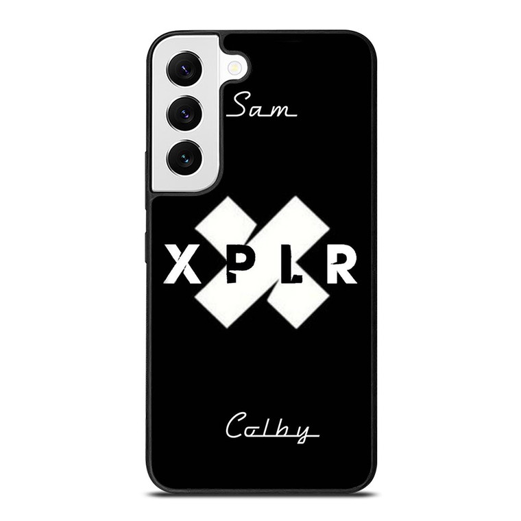 SAM AND COLBY XPLR LOGO Samsung Galaxy S22 Case