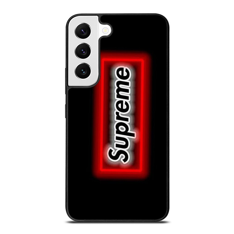 SUPREME LOGO NEON BOX Samsung Galaxy S22 Case