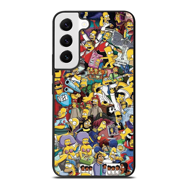 THE SIMPSONS ALL COLLAGE Samsung Galaxy S22 Case