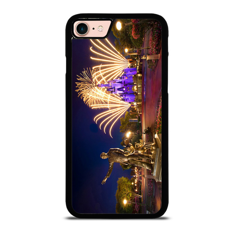 DISNEY CASTLE WALT FIREWORK iPhone 8 Case