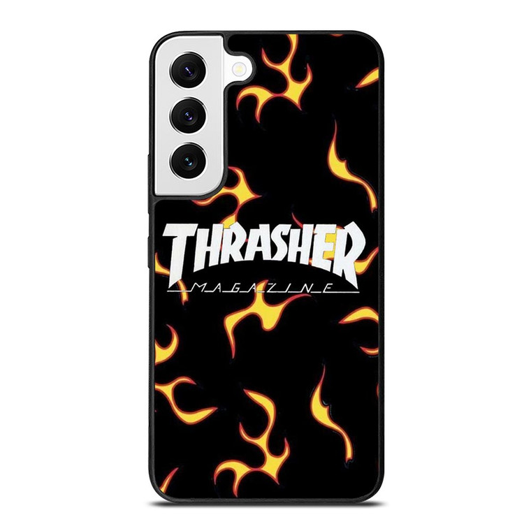 THRASHER SKATEBOARD MAGAZINE FLAME Samsung Galaxy S22 Case