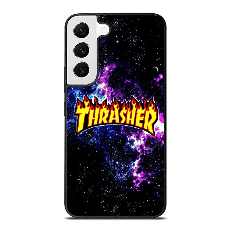 THRASHER SKATEBOARD MAGAZINE NEBULA Samsung Galaxy S22 Case THRASHER SKATEBOARD MAGAZINE NEBULA Samsung Galaxy S22 Case