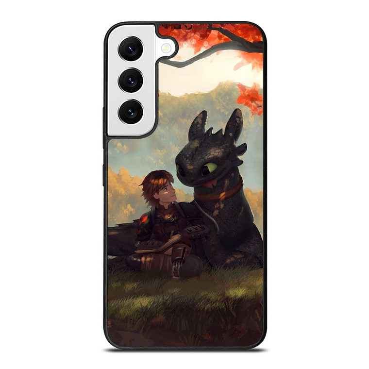 TOOTHLESS AND HICCUP ART Samsung Galaxy S22 Case