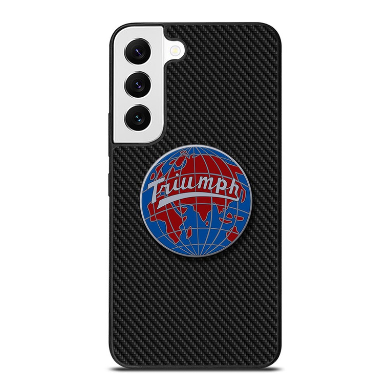 TRIUMPH WORLDWIDE LOGO CARBON Samsung Galaxy S22 Case TRIUMPH WORLDWIDE LOGO CARBON Samsung Galaxy S22 Case