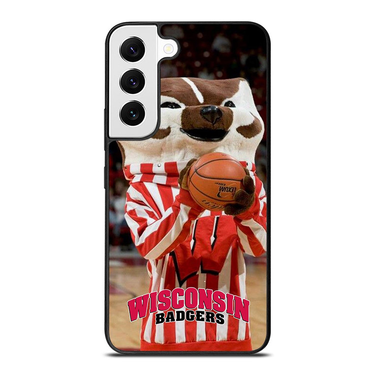 WISCONSIN BADGER MASCOT 2 Samsung Galaxy S22 Case WISCONSIN BADGER MASCOT 2 Samsung Galaxy S22 Case