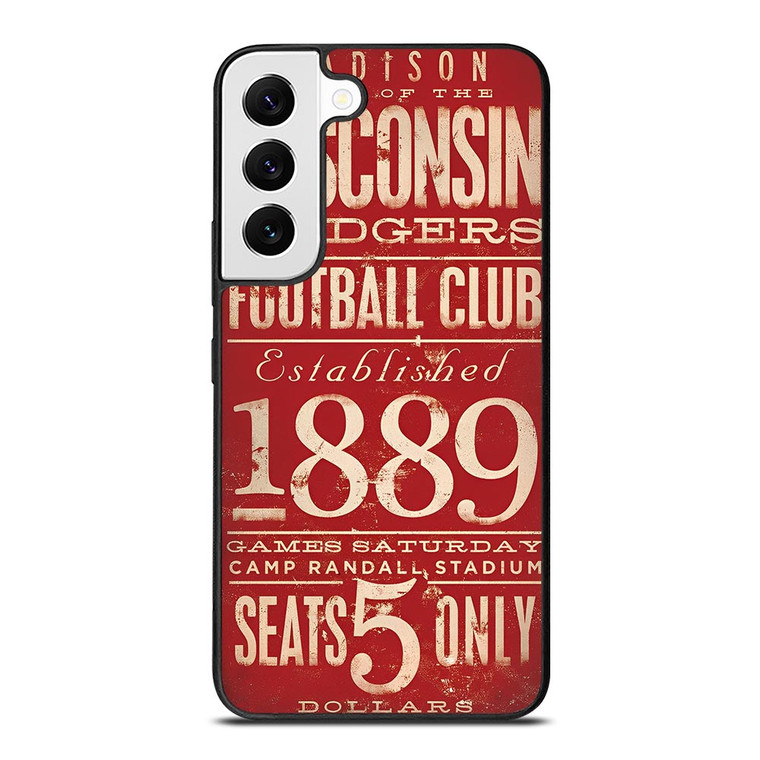 WISCONSIN BADGER OLD TICKET Samsung Galaxy S22 Case