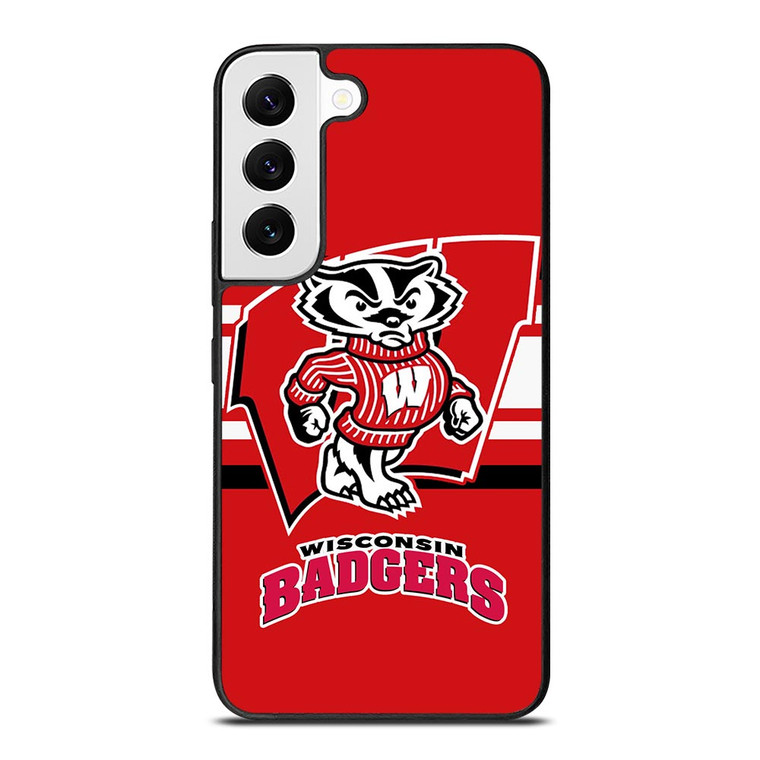 WISCONSIN BADGER SYMBOL Samsung Galaxy S22 Case WISCONSIN BADGER SYMBOL Samsung Galaxy S22 Case