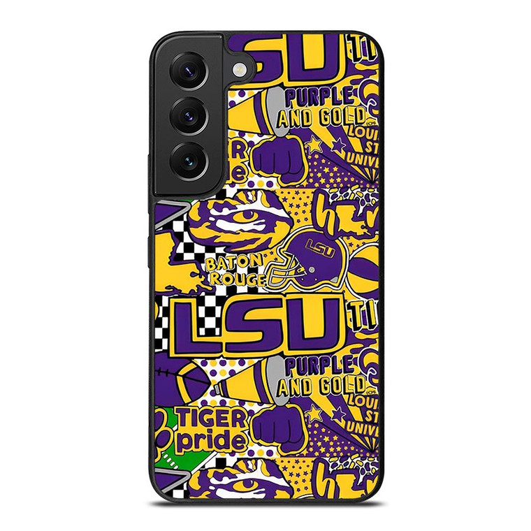 LSU Tigers UNIVERSUTY COLLAGE Samsung Galaxy S22 Plus Case