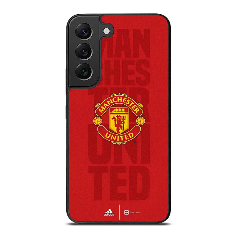 MANCHESTER UNITED FC ADIDAS LOGO Samsung Galaxy S22 Plus Case
