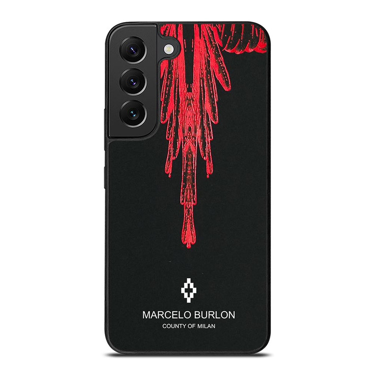 MARCELO BURLON RED Samsung Galaxy S22 Plus Case