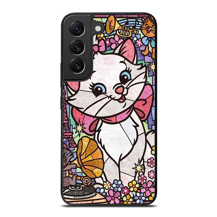 MARIE THE ARISTOCATS CAT STENED GLASS Samsung Galaxy S22 Plus Case