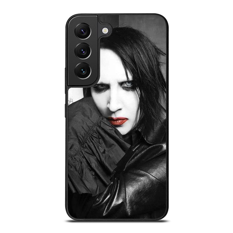 MARILYN MANSON GOTH FACE 2 Samsung Galaxy S22 Plus Case