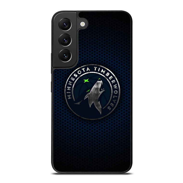 MINNESOTA TIMBERWOLVES BLUE CARBON Samsung Galaxy S22 Plus Case