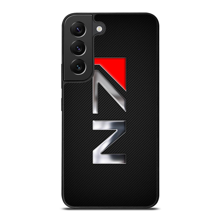 N7 MASS EFFECT CARBON LOGO Samsung Galaxy S22 Plus Case