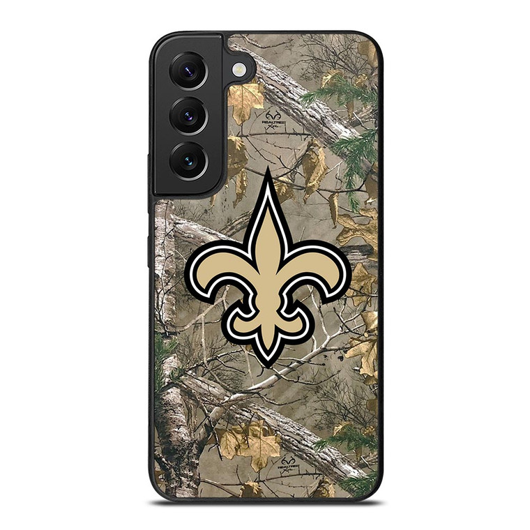 NEW ORLEANS SAINTS CAMO LOGO Samsung Galaxy S22 Plus Case