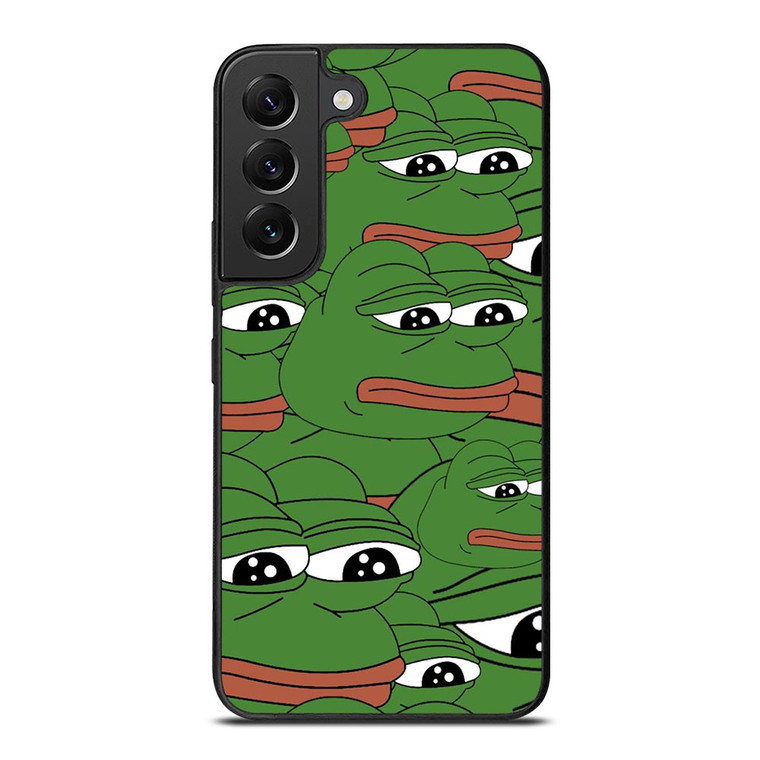 PEPE THE FROG PATTERN Samsung Galaxy S22 Plus Case