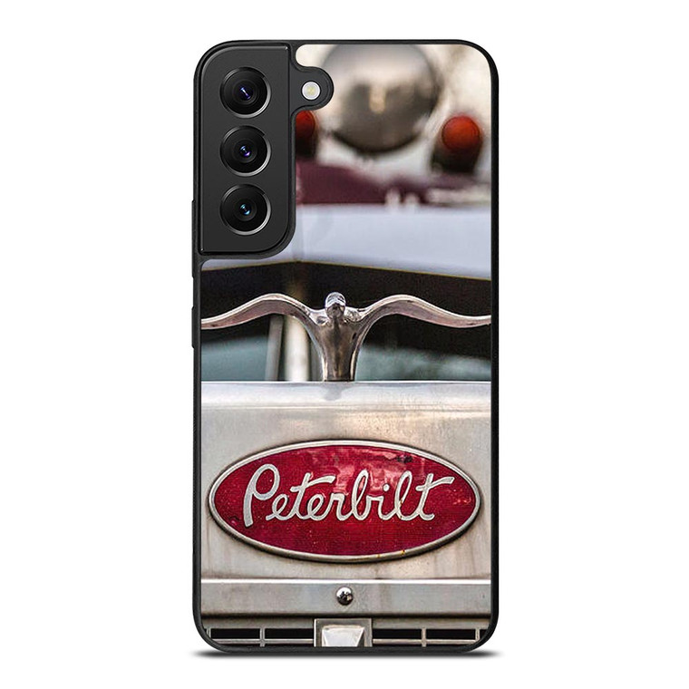 PETERBILT TRUCK METAL EMBLEM Samsung Galaxy S22 Plus Case PETERBILT TRUCK METAL EMBLEM Samsung Galaxy S22 Plus Case